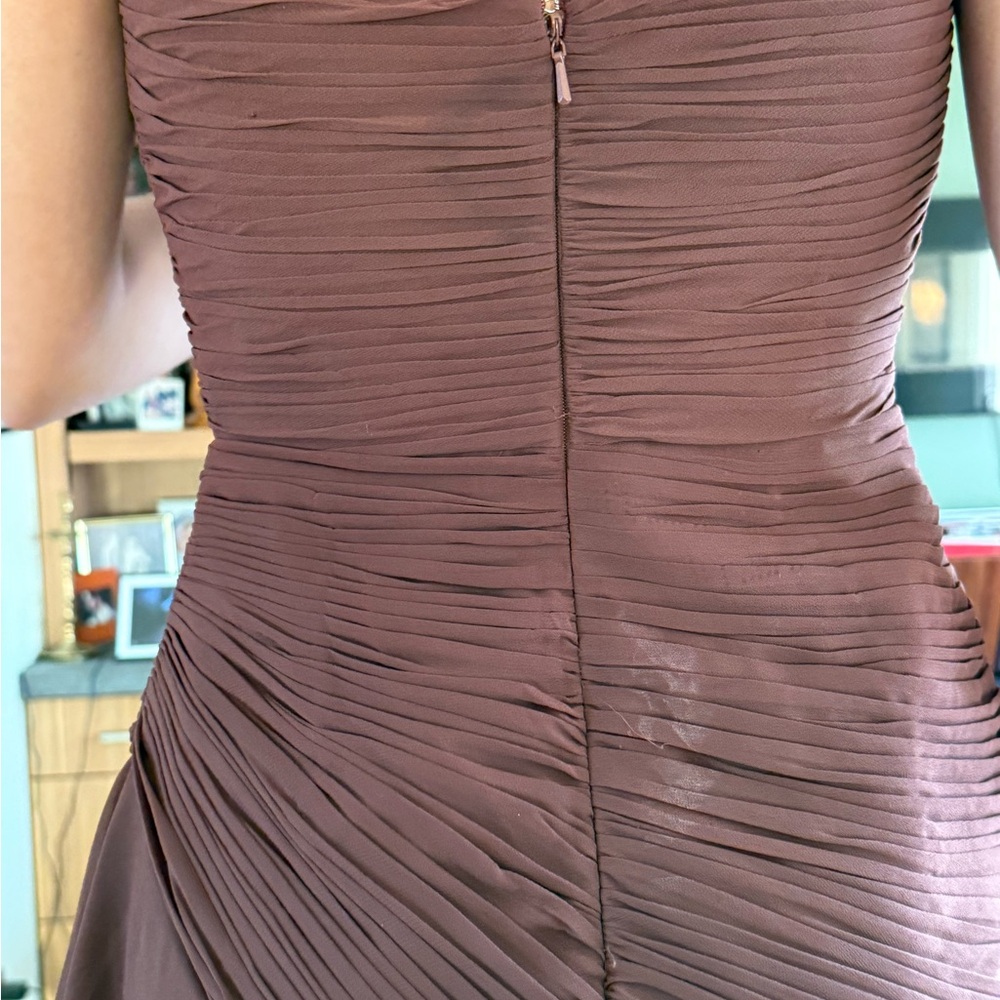 Elegant Brown Evening Gown - Picture 8 of 9